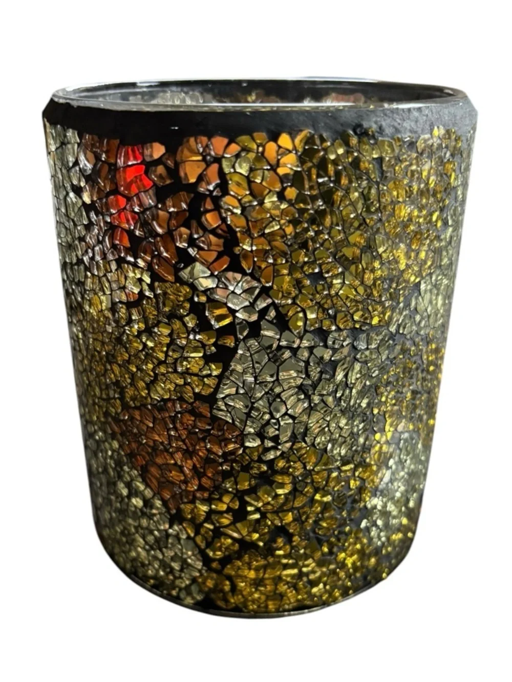 Scentsy Gold Rush Wax Warmer Shade  Warmer Dish 25~ Watt Bulb New In Box